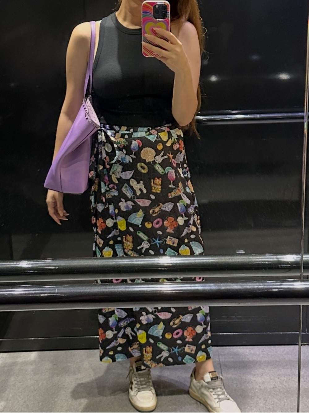 Bimba y lola midi skirt